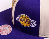 Kšiltovka Mitchell & Ness NBA Pop Panel Snapback Los Angeles Lakers Off White