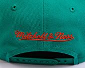 Kšiltovka Mitchell & Ness NBA Desert Green Snapback Miami Heat Teal