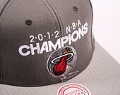 Kšiltovka Mitchell & Ness NBA 12 Champs Snapback Hwc Miami Heat Black / Grey