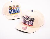 Kšiltovka Mitchell & Ness NBA Reframe Retro Snapback Hwc Toronto Raptors Off White