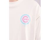 Triko New Era MLB Pastel Oversized Tee Chicago Cubs Off White / Pastel Blue
