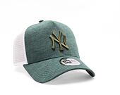 Kšiltovka New Era 9FORTY A-Frame Trucker MLB Jersey Essential Trucker New York Yankees New Olive