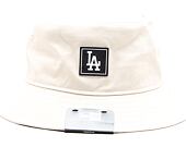 Klobouk New Era MLB Team Tab Tapered Bucket Los Angeles Dodgers Stone / Black