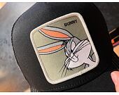 Kšiltovka Capslab - Trucker Looney Tunes - Bugs Bunny - Black