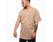 Triko Karl Kani Small Signature Paisley Tee sand/black/white