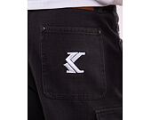 Kraťasy Karl Kani Small Signature Washed Cargo Shorts anthracite