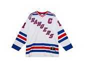 Dres Mitchell & Ness NHL White Jersey New York Rangers White