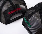 Kšiltovka Mitchell & Ness NBA Gold Leaf Trucker Bulls Black
