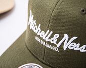 Kšiltovka Mitchell & Ness Branded Pinscript Classic Red Olive