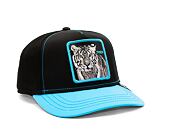 Kšiltovka Goorin - 'Glow Cats Pack' - Blue Streak - Black / Glow Blue