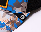 Kšiltovka Goorin 'Paintball Pack' - Luck Stays Down Blue Camo