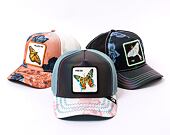 Kšiltovka Goorin - 'Butterflies Pack' - Phresh with an F - Black / Beige