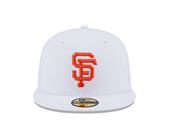 Kšiltovka New Era 59FIFTY MLB Team Side Patch San Francisco Giants White / Orange