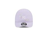 Dětská Kšiltovka New Era 9FORTY Kids MLB Starry New York Yankees Pastel Lilac