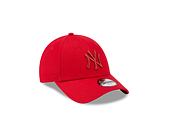 Dětská Kšiltovka New Era 9FORTY Kids MLB League Essential New York Yankees Scarlet / Red