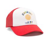 Kšiltovka Karl Kani Woven Signature Trucker Cap Red/White