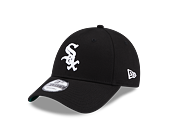 Kšiltovka New Era 9FORTY MLB Team Side Patch Chicago White Sox Black / Optic White