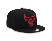 Kšiltovka New Era 9FIFTY NBA Repreve Chicago Bulls Black / Front Door Red