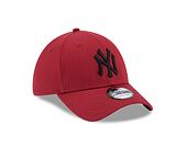 Kšiltovka New Era 39THIRTY MLB Comfort New York Yankees Cardinal / Black