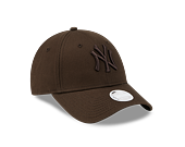 Dámská Kšiltovka New Era 9FORTY Womens MLB League Essential New York Yankees Walnut