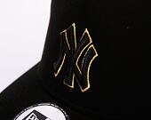 Kšiltovka New Era 9FORTY A-Frame MLB Black and Gold New York Yankees Black
