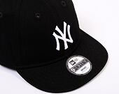 Dětská kšiltovka New Era 9FORTY Kids MLB League Essential infant New York Yankees Black / White