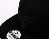 Kšiltovka New Era 9FIFTY NBA Black on Black Chicago Bulls - Black