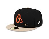 Kšiltovka New Era 59FIFTY MLB "Varsity Pin & Sidepatch" Baltimore Orioles Cooperstown