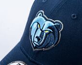 Kšiltovka New Era 9FORTY NBA Team Side Patch Memphis Grizzlies Oceanside Blue / Optic White