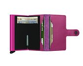 Peněženka Miniwallet Secrid Crisple Fuchsia