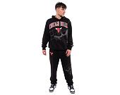 Tepláky New Era NBA Logo Joggerss Chicago Bulls Black / Front Door Red