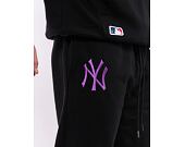Tepláky New Era League Essentials Joggers New York Yankees Black / Purple Nitro