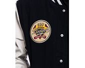 Bunda New Era MLB Large Logo Varsity Los Angeles Dodgers Cooperstown Navy / Off White