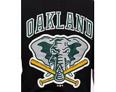 Triko New Era MLB Large Logo Oversized Tee Oakland Athletics Cooperstown Black / Dark Green