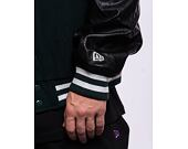 Bunda New Era MLB Large Logo Varsity Oakland Athletics Cooperstown Dark Green / Black