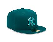 Kšiltovka New Era 59FIFTY MLB Team Outline 5 New York Yankees Malachite / White