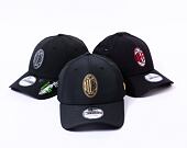 Kšiltovka New Era - Black & Gold 9FORTY - AC Milan - Black