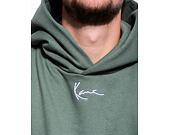 Mikina Karl Kani Small Signature Os Heavy Sweat Hoodie dusty green