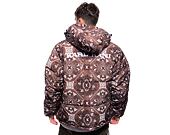 Bunda Karl Kani OG Paisley Puffer Jacket brown