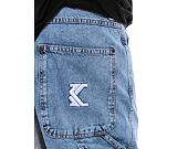 Džíny Karl Kani Retro Baggy Workwear Denim Vintage midnight blue