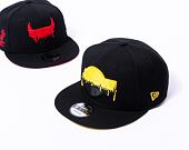 Kšiltovka New Era 9FIFTY NBA Team Drip Los Angeles Lakers Black / Upright Yellow