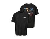 Triko Mister Tee Nas Stillmatic Acid Washed Oversize Tee Black
