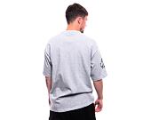 Triko New Era MLB Team Patch Oversized Tee New York Yankees Cooperstown Heather Grey / Dark Green