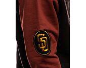 Mikina New Era MLB Team Patch Oversized Hoody San Diego Padres Brown