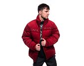Bunda Karl Kani Retro Corduroy Puffer Jacket dark red