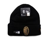 Kulich New Era Black gold Cuff Beanie AC Milan Black