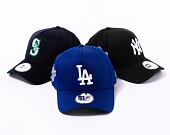 Kšiltovka New Era 9FORTY A-Frame MLB Patch Los Angeles Dodgers Cooperstown Royal Blue