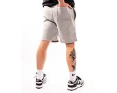 Kraťasy New Era Essentials Shorts Heather Grey / White