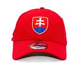 Kšiltovka New Era 9FORTY National Team - Slovakia Scarlet