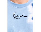 Triko Karl Kani Small Signature Tie Dye Diner Tee light blue/navy